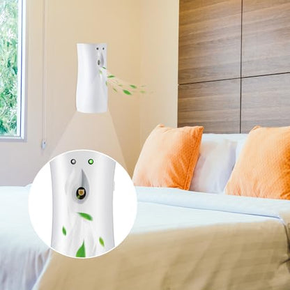 Threlaco 2 Pcs Automatic Air Freshener Spray Dispenser, 6.2 oz,White - color: White