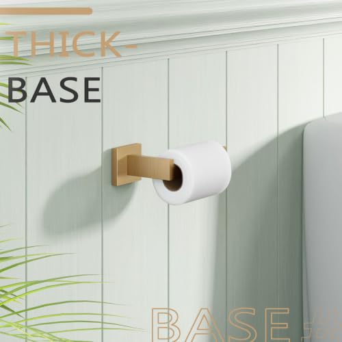 KOKOSIRI Toilet Paper Holders Wall Mounted Toilet Roll Holder for Bathrooms Hardware Washroom, Champagne Bronze Stainless Steel B2003CPG - color: Champagne Bronze, size: Without Shelf(1 Pack)