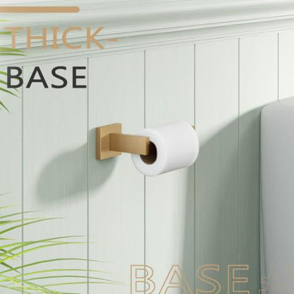 KOKOSIRI Toilet Paper Holders Wall Mounted Toilet Roll Holder for Bathrooms Hardware Washroom, Champagne Bronze Stainless Steel B2003CPG - color: Champagne Bronze, size: Without Shelf(1 Pack)