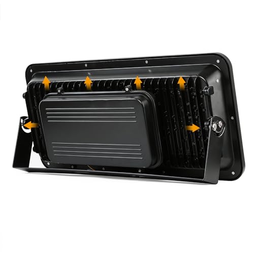 600W LED Floodlights, Ourside Super Bright Exterior Lamp, 6000K Daylight White, Waterproof Security Light for Garage, Yard, Garden, Stadium - size: 600w