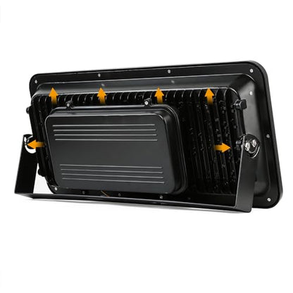 600W LED Floodlights, Ourside Super Bright Exterior Lamp, 6000K Daylight White, Waterproof Security Light for Garage, Yard, Garden, Stadium - size: 600w