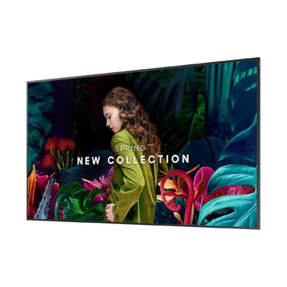 Samsung 65" Commercial UHD Signage, 28.5mm Depth, Dynamic Crystal Color, Quantum Processor Lite 4K, Ultra Slim, Home UI, Centered VESA Holes, 3-Year Warranty, LH65QBCEBGCXGO - size: 65-inch