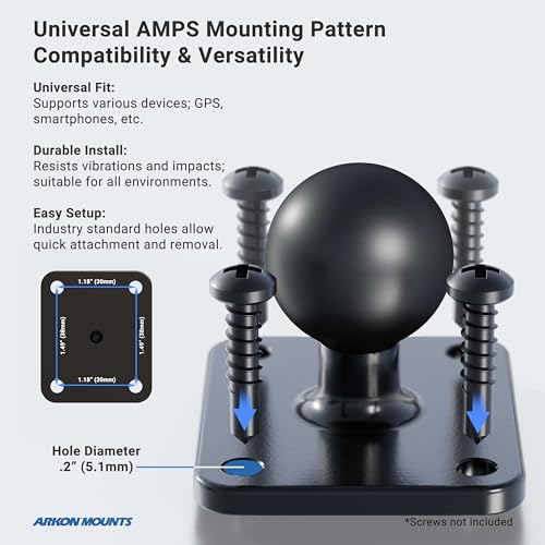 ARKON Mounts Locking Aluminum Tablet Mount with Key Lock for E-Log for Galaxy Tab A iPad Models