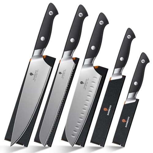 10 PCS Japanese Kitchen Knife Set, Dishwasher Safe - color: 10PCS Knife Set