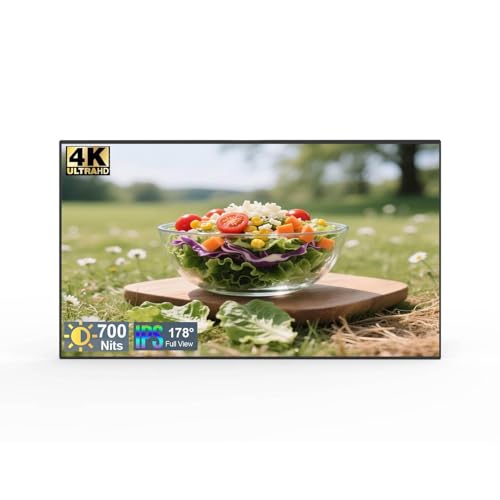 43inch Wall Mount Digital Signage, 500nits High Brightness Advertising Display, 4K UHD IPS Digital Signage Display, CMS/U-Disk Plug&Play, Smart Split Screen, 7/24 Timer Switch， Android 11OS - size: 43" 4K 500nits