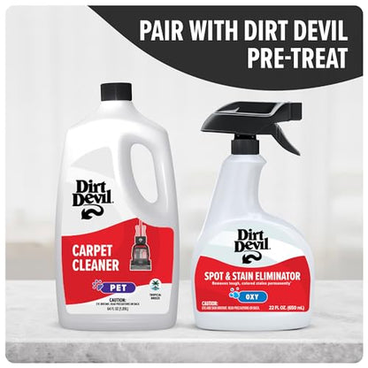 Dirt Devil Pet Carpet Cleaner Solution, 64 Oz., Tropical Breeze Scent - style: 64 fl oz (Pack of 1)