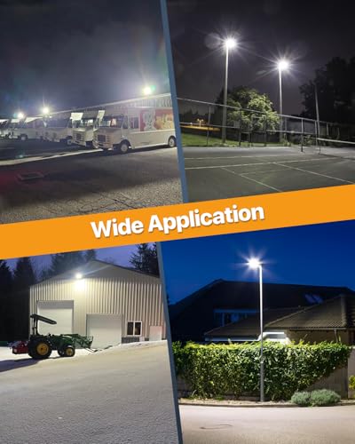 Led Parking Lot Lights 400W - 60,000LM, 5000K 150LM/W Slip Fitter - color: Slip Fit 400W 2P