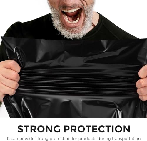 Metronic Black Poly Mailers 10x13 500 Pack, Strong Adhesive Shipping Bags - color: Black, size: 10x13 500PC