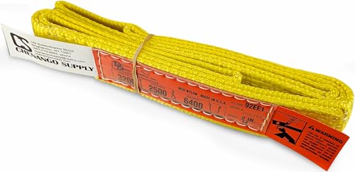 DD Sling 2 Inch x 4 Foot Nylon Lifting Sling - size: 2"x4'