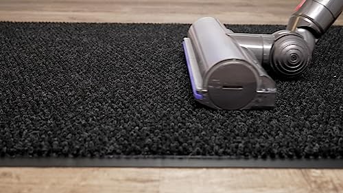Notrax-136S0034 Carpeted Entrance Mat, Charcoal, 3ft.x4ft. - color: Charcoal, size: 4" x 3" (Rectangular)