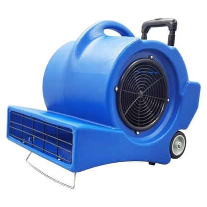 110V Air Mover, 3 Speed Floor Dryer, 900W Blue Cold Floor Blower Wet Carpet Dryer for Janitorial Home Commercial Use