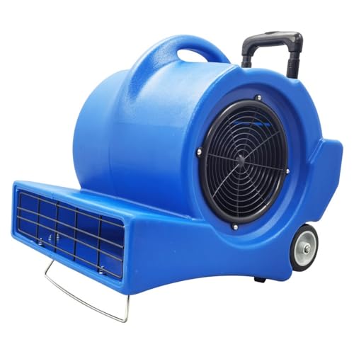 110V Air Mover, 3 Speed Floor Dryer, 900W Blue Cold Floor Blower Wet Carpet Dryer for Janitorial Home Commercial Use