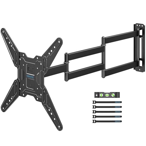 BONTEC Long Arm TV Wall Mount, Full Motion, 37.4" Extension for 26–65" TVs - size: for 26–65 Inch