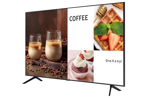 SAMSUNG 70-Inch Class Crystal UHD 4K BEC-H Series HDR Pro TV w/ 3D Surround Sound, PurColor, Contrast Enhancer, Use for Digital Signage Displays, Commercial TV, Alexa Built-In (LH70BECHLG, 2023 Model) - size: 70-inch, style: 2023 Version