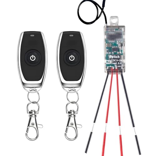 Mini Remote Switch,5V/12V/24V/5A Relay Wireless Switch. - size: 1 Way 5V-24V 5A Mini Remote Switch