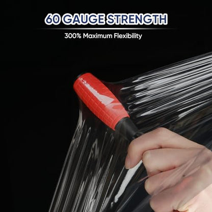 TICONN Stretch Wrap Roll, 18 in x 1000 ft Plastic Wrap for Moving Furniture - style: 18''-1PK Clear (No handle)