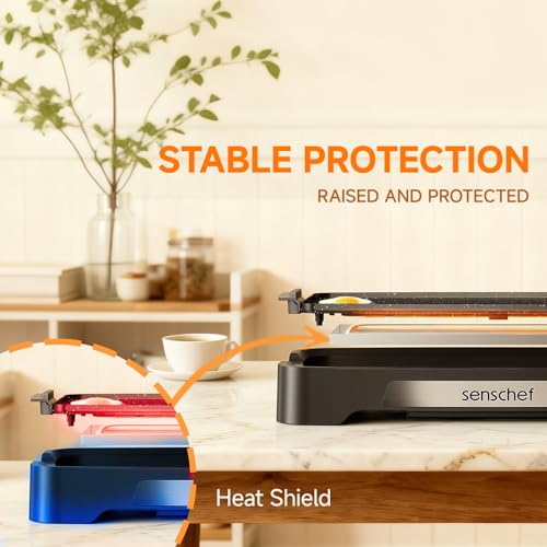 Cleansnap Everyday Electric Griddle, 20” Nonstick Grill with Foldable Anti-Mess Shield, 1700W Fast Heating, ILAG Ultimate Coating, Dishwasher-Safe Removable Plate, Midnight Black - color: Midnight Black