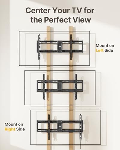 monTEK Heavy Duty Fixed TV Wall Mount for 43–95 Inch TVs, 200lbs Capacity - size: 43"-95" Fixed