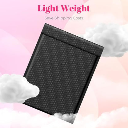 METRONIC Bubble Mailers 10x13" Padded Envelopes Black 500Pack Waterproof - color: Black, size: 10x13" 500PC