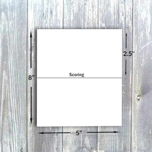 Hamilco White Tent Place Cards 2.5x8-80lb Cover Heavyweight Pre-Scored Folded Name Cards for Meetings, Events, Banquets, Weddings & Conferences (200 Pack) - size: Size 2 1/2" x 8" - White (Pack of 2)