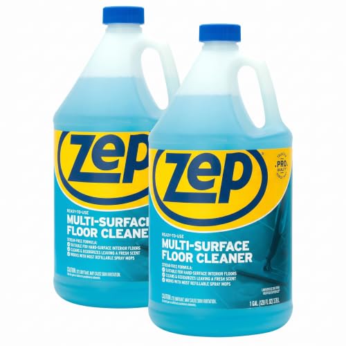 Zep ZUMSF128 Multi Floor Cleaner, 128 oz, Blue, 128 Count (Pack of 2) - size: 128 Fl Oz (Pack of 2)
