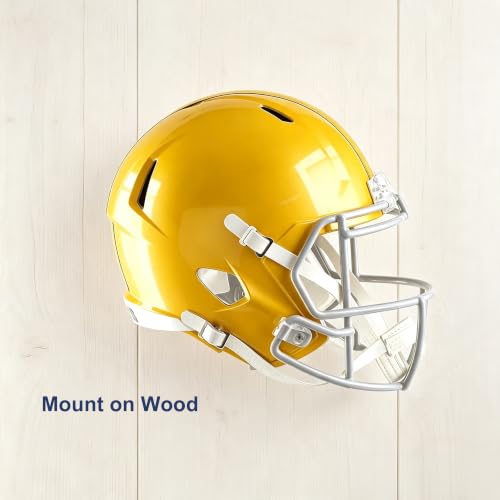 Metal Football Helmet Wall Mount Display Hanger Holder for Full Mini Helmet