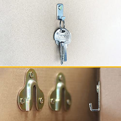 10pcs Heavy Duty T-Head J-Shaped Hangers 304 Stainless Steel Wall Mounted Mini Wall Hooks Hanger for Mirror Picture Frames Hanging Wire/D Rings/Keyhole Hangers - style: T-head J-shaped Hanger (10pcs)