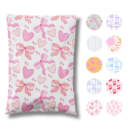 Pretty Package Store Poly Mailers 10x13, Coquette, 100 Pack - color: Coquette, size: 10x13