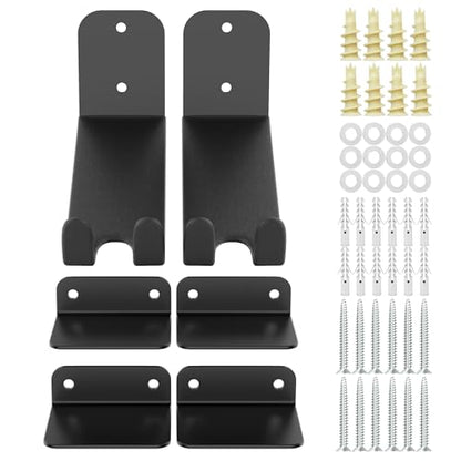 TORACK Wall-mounted Bike Pedal Hanger, Garage Wall Horizontal Bike Rack - style: 2 Pack