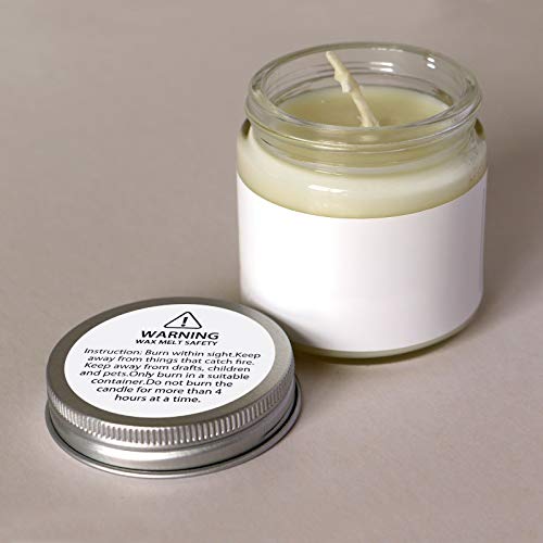 Willbond 200 Pcs Candle Warning Labels Candle Warning Stickers 1.2 Inch