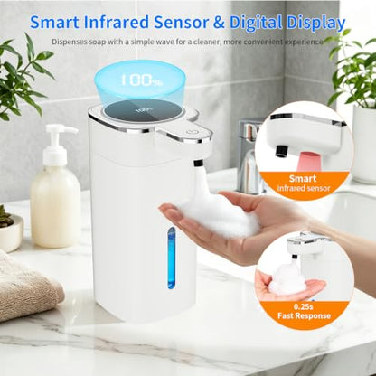 Smart Electric Foaming Soap Dispenser - color: White