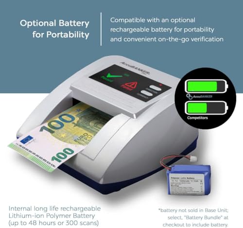 AccuBANKER D480 Fake Finder Counterfeit Detector, USD EUR - style: Advanced Unit