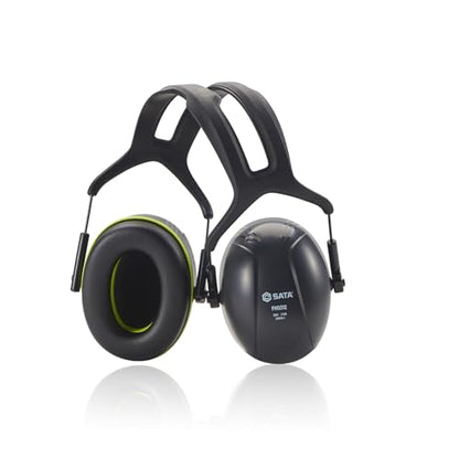 SATA NRR 31dB Hearing Protection Ear Muffs, SNR 37dB Noise Cancelling Headphones, Adjustable Safety Hearing Protector for Gun Shooters, Construction, Mowing