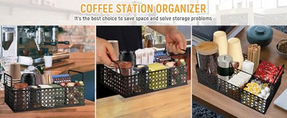 Coffee Station Organizer Metal Coffee Bar Organizer Coffee Pods Holder