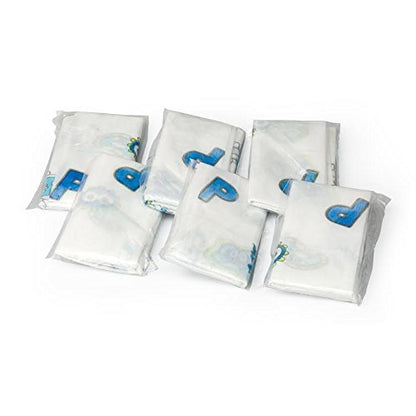 Potty Shields Disposable Toilet Seat Covers, XL Waterproof Sheets, 6 Pack - color: Original, size: 6 Pack