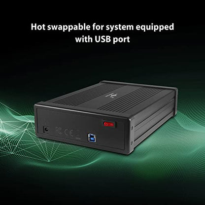 NexStar DX2 USB 3.0 External Enclosure, Design for 5.25" Blu-Ray/CD/DVD SATA Drive, 2nd Gen DX, Aluminum Alloy, fit Any Depth Optical Drive, TAA Compliant, USB Hot swappable (NST-540S3-BK)