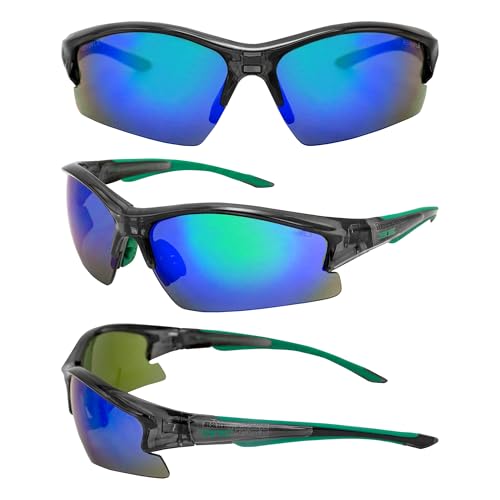 Brodie Epoch Men and Women’s Sport Sunglasses ANSI Z87.1 Safety Rated with Polycarbonate Frame and UV400 Lenses