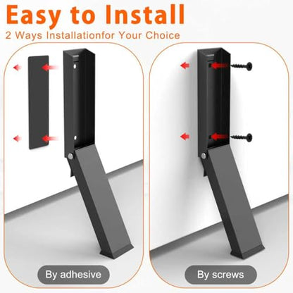 Kick Down Door Stoppers, Black - size: Black