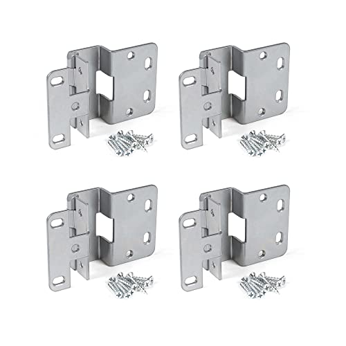 Outwater Industries: 2-3/4in Five Knuckle Hinge in Matte Chrome | for 3/4in Door | 4 Pack - size: 4 Pack