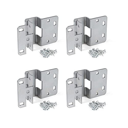 Outwater Industries: 2-3/4in Five Knuckle Hinge in Matte Chrome | for 3/4in Door | 4 Pack - size: 4 Pack