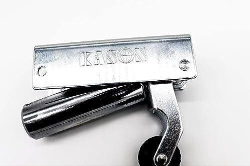 Kason 1092 Polished Chrome Hydraulic Door Closer, Flush to 3/4" Hook, and Hardware KIT
