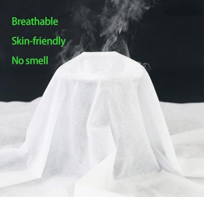 200PCS Disposable Bed Sheets, Disposable Massage Table Sheets, Disposable Bed Covers for SPA Lash Wax Tattoo Salon, Non Woven Fabric, 71" x 31" White - color: White-200pcs