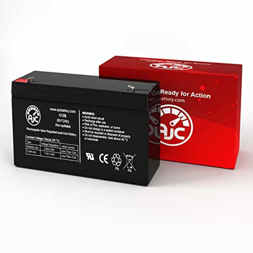 AJC Battery Compatible with Streamlight Litebox SL40 6V 12Ah Emergency Light Battery