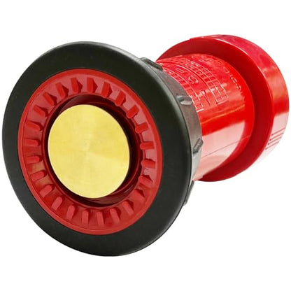 SAFBY Fire Hose Nozzle Thermoplastic Fire Equipment Spray Jet Fog (1" NST/NH) - color: Red, size: 1 inch NST