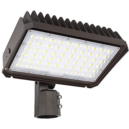 kadision 150W LED Flood Light, Dusk-to-Dawn Photocell, Slip Fitter Mount - size: 150W