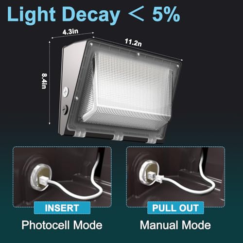 Lightdot 2 Pack 150W LED Wall Pack Lights, Outside LED Exterior Light - style: 150W
