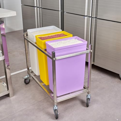 Restaurantware 10 gal Purple Plastic Cup Ingredient Bin - color: Purple