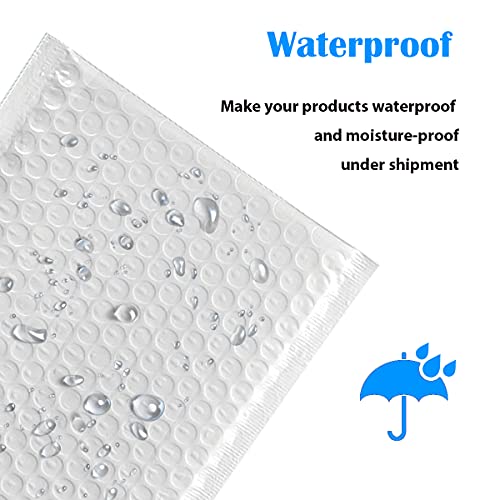 Immuson White 8.5 x 11 Inches Poly Bubble Mailers, 25 Pcs Self-Seal Shipping Bags, Packaging Bags, Padded Shipping Envelopes, Bubble Envelopes for Mailing/Packaging/Delivering - size: 8.5"x11"/25 Pcs