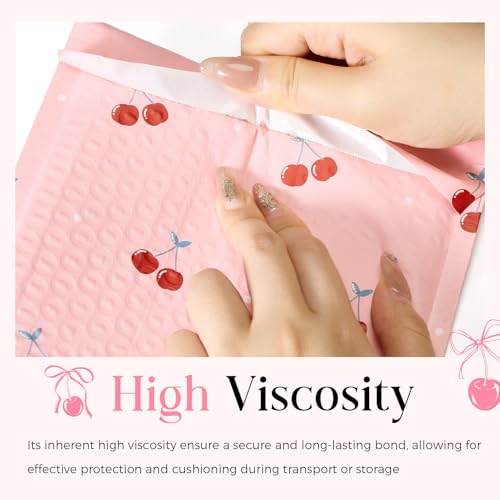 METRONIC Bubble Mailer 6x10 Inch 600 Pack Cherry Pink Pretty Padded Mailer - color: Cherry, size: 6x10" 600PC