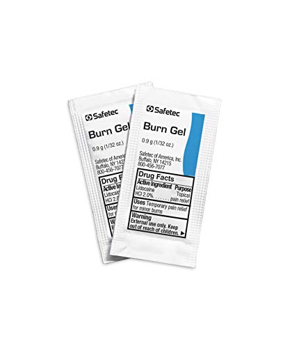 Safetec Burn Gel.9 g Pouch (Bulk Package - 2000 Count)